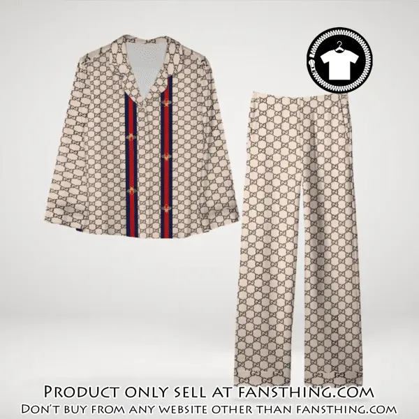 Trending luxury gc satin pajama set pjs1068 fst0731474